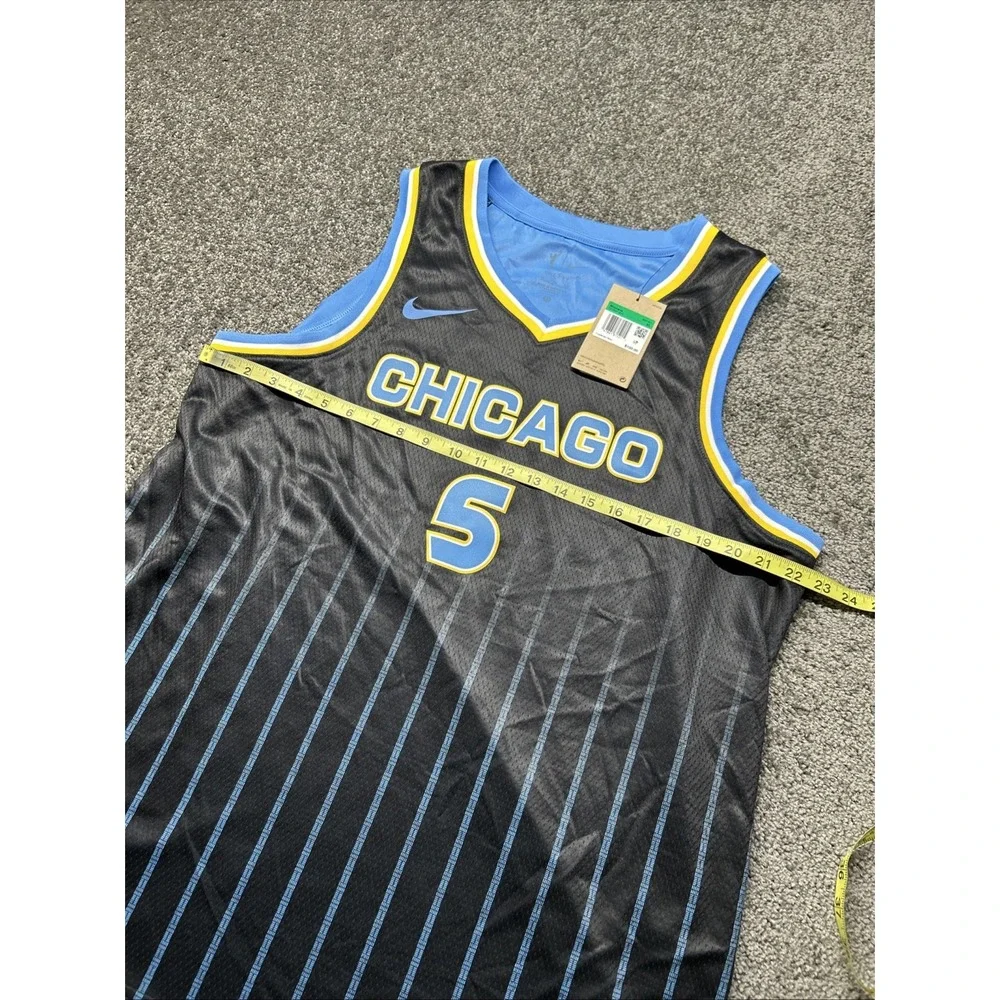 Nike Chicago Sky Angel Reese Jersey Women NBA XL Basketball DC9567-016 Black